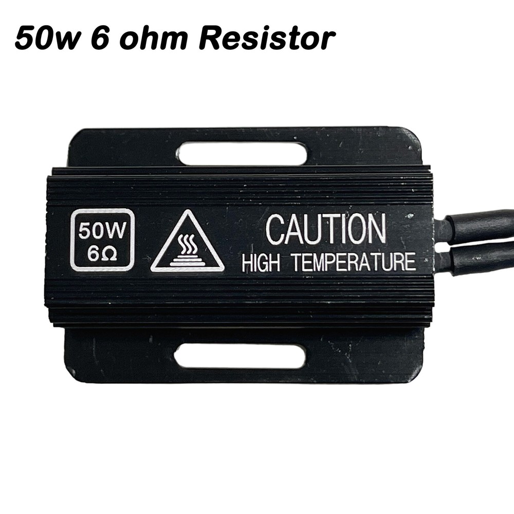 NEW Upgraded H7 LED Load Resistor Kit 50W 6ohm Headlight Error Canceller Decoder