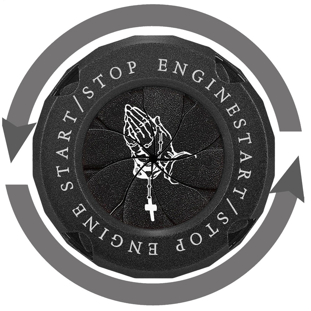 Push Start Button Cover Automotive Push Button Decoration Button Cover Trim