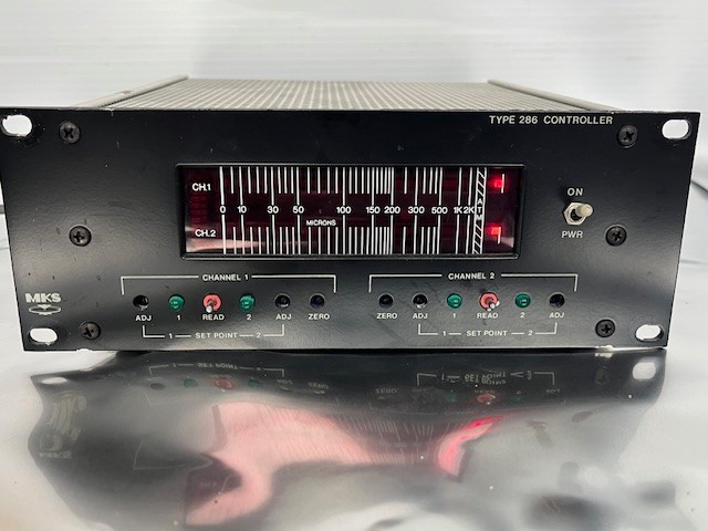 MKS TYPE 286 TC GAUGE CONTROLLER, 2 CHANNEL
