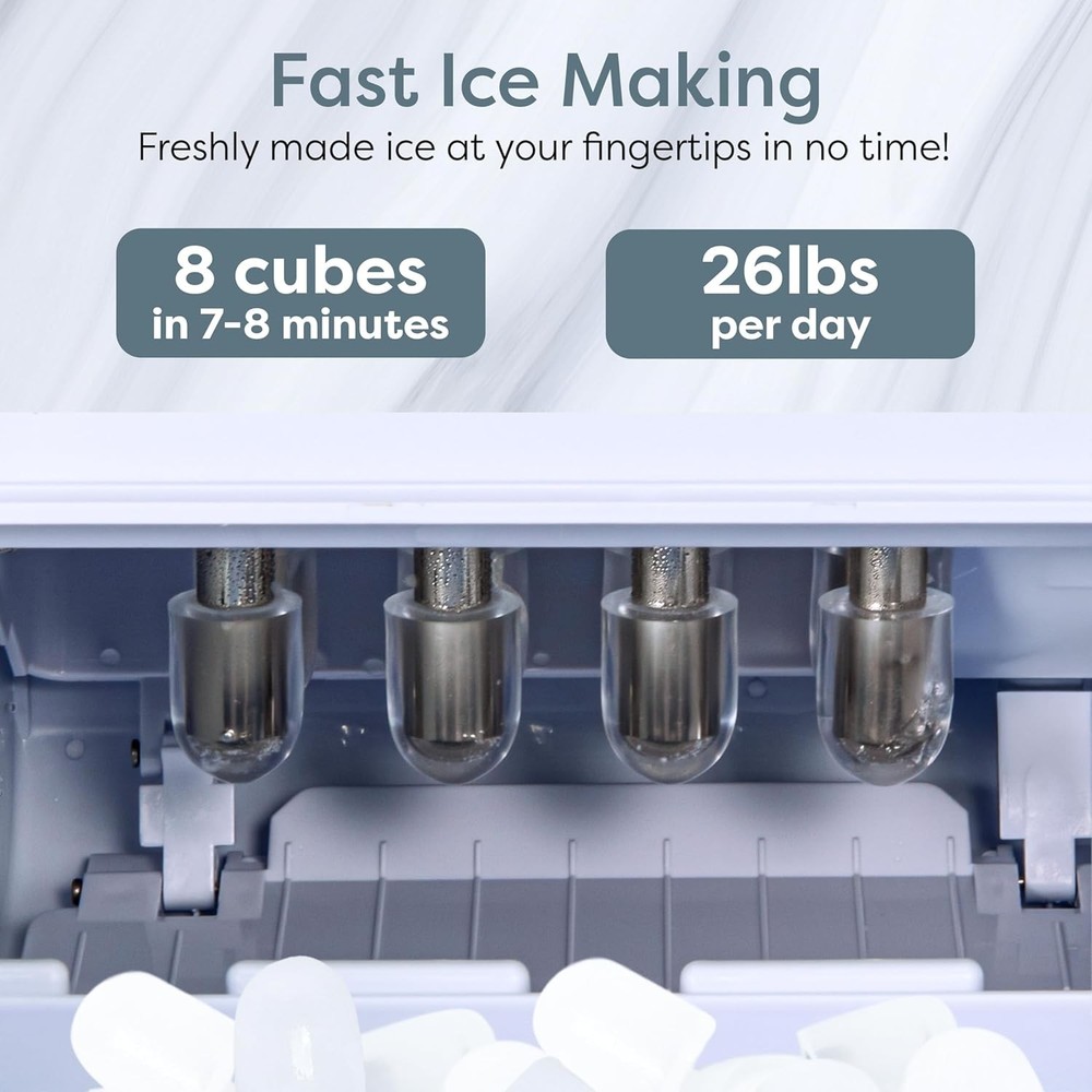 Portable Ice Maker 26lbs Countertop Machine