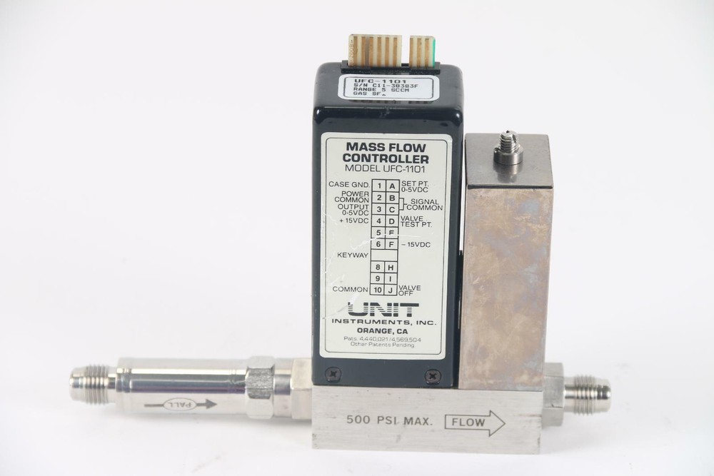 Unit Instruments UFC-1101 Gas: SF6 5 SCCM Mass Flow Controller