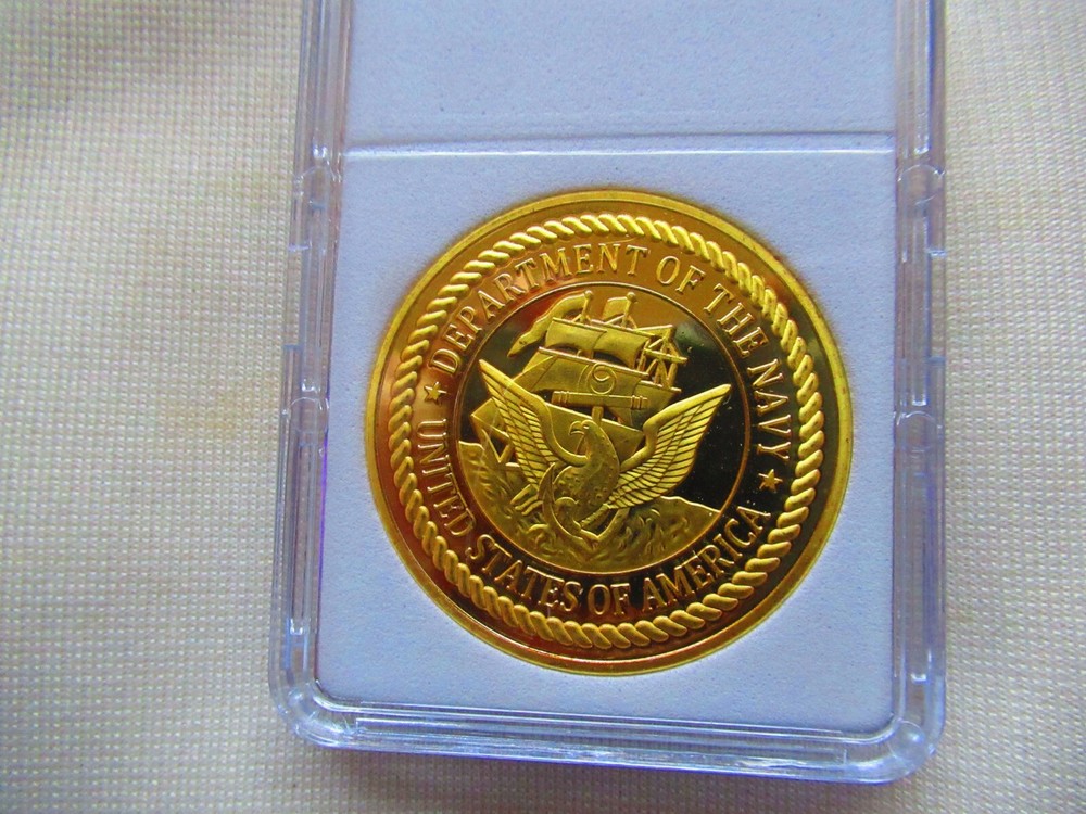 US NAVY - USS GRIDLEY (DLG-21/ CG-21) Challenge Coin