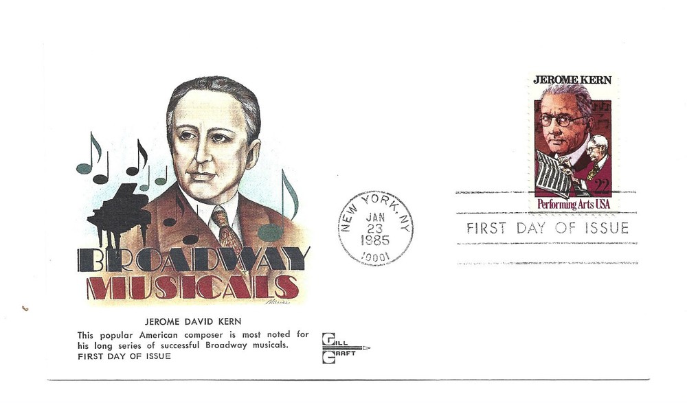 2110 Jerome Kern GillCraft FDC