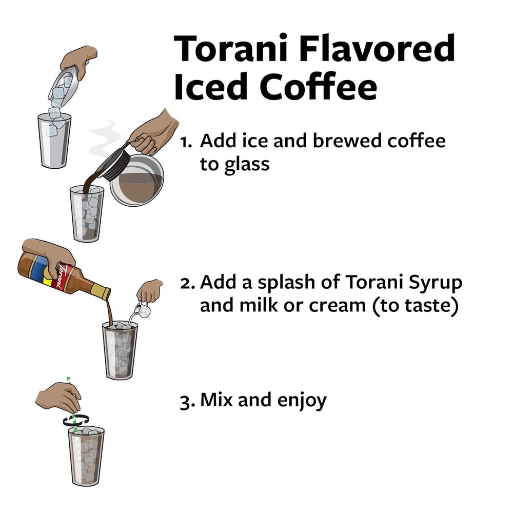 Caramel, Vanilla, Hazelnut Syrup Combo