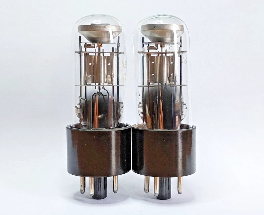 US Stock! 2x 6E5S 6E5C Indicator tubes Magic Eye Same Date 1970s NEW