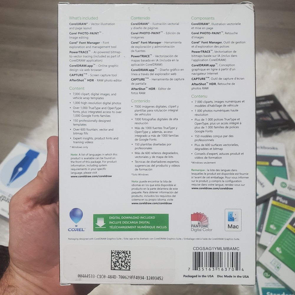 CorelDRAW Graphics Suite Editing Software Mac/PC 1 Year Subscription (NEW)