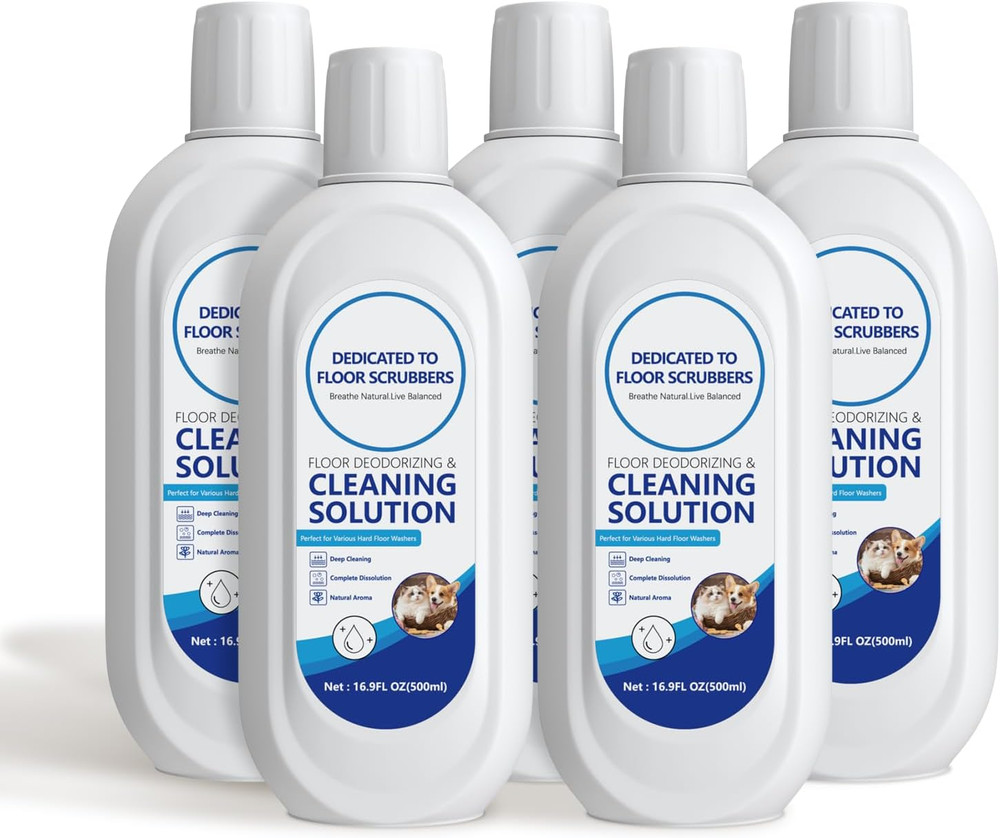 5 Bottle Multi-Surface Floor Cleaning Solution Compatible with Tineco iFLOOR 2/3