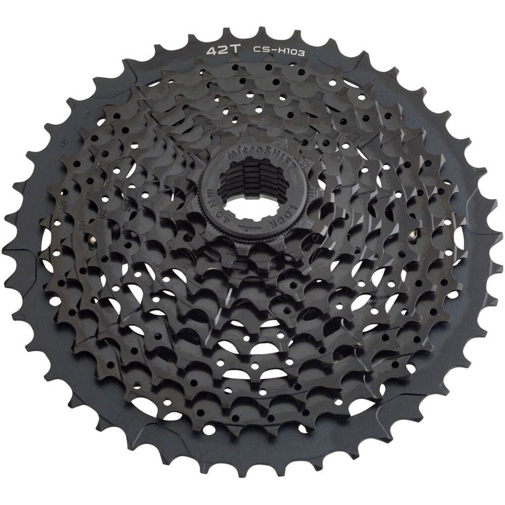 microSHIFT H10 Cassette - 10 Speed, 11-42t, Black