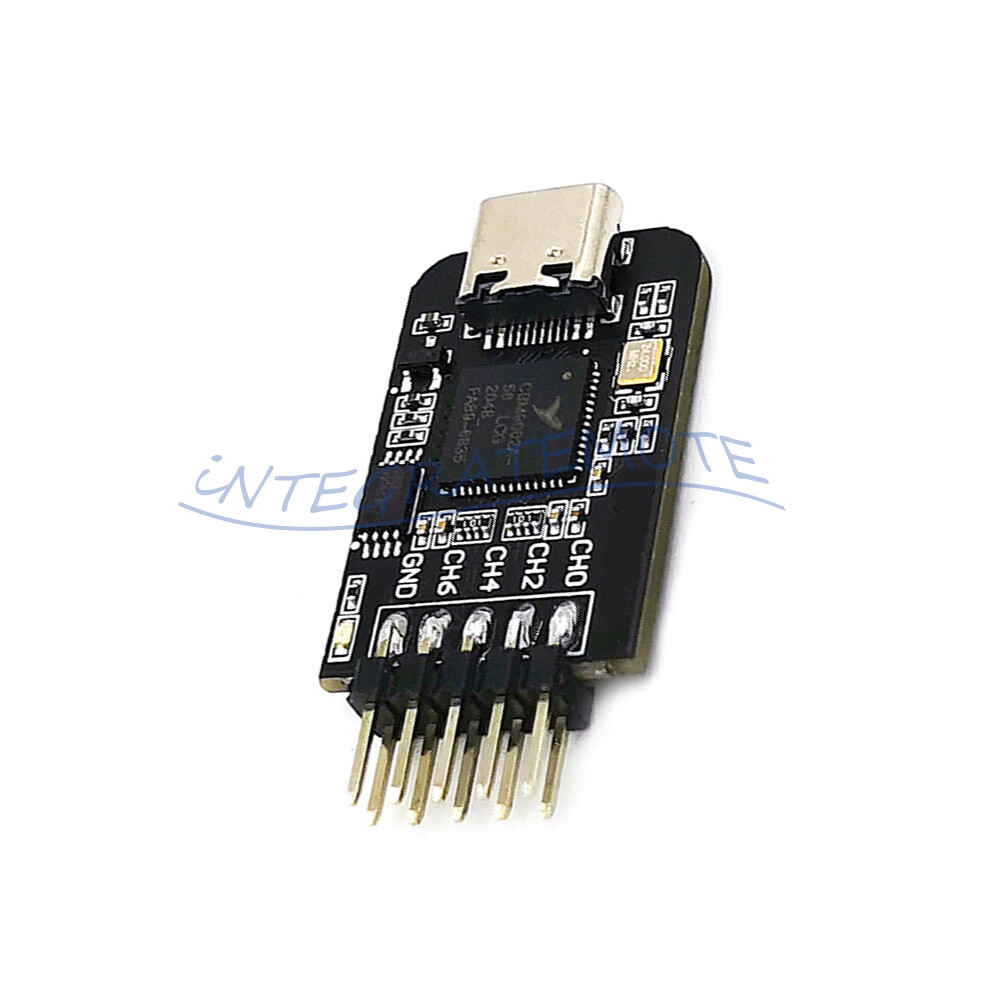 Mini Logic Analyzer Type C MCU Arm FPGA Debugging Tool 24m Sampling 8Channels-