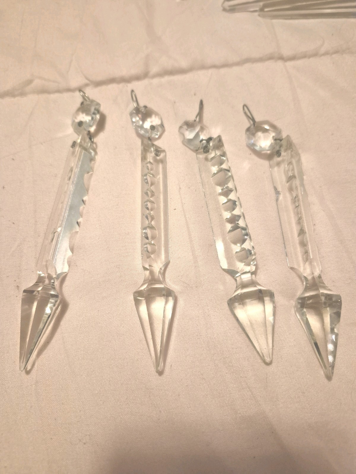 Vintage Replacement Crystals For Chandeliers Or Lamps