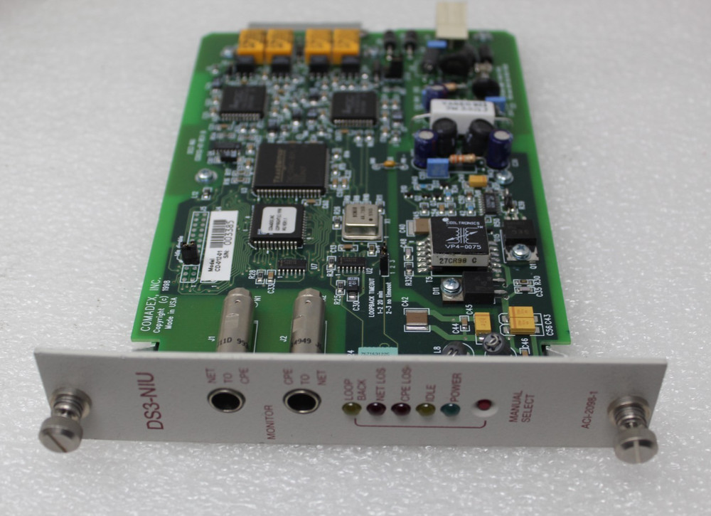 COMADEX DS3-NIU ACI-2098-1 DS3 NETWORK INTERFACE T3C2LNE