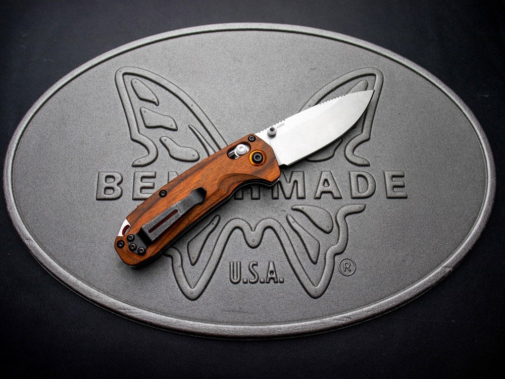 Benchmade North Fork Stabilized Wood 15032
