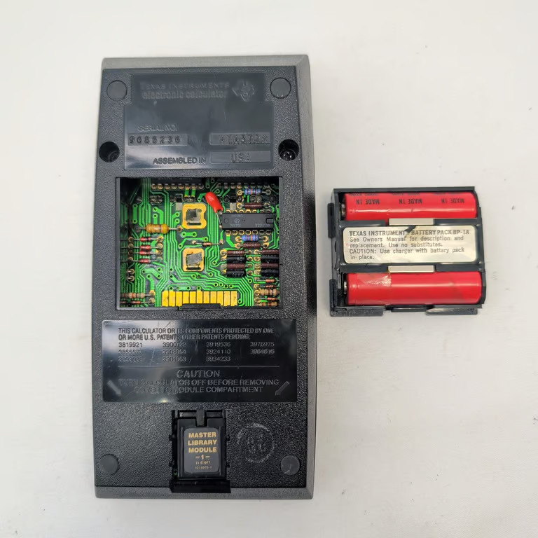 Texas Instruments TI Programmable 59 Vintage Calculator Master Library Module
