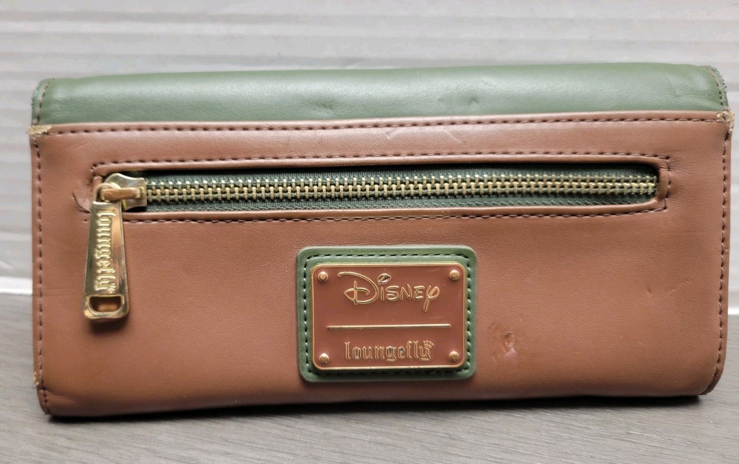 Loungefly Disney Lion King Hakuna Matata Wallet Brown Faux Leather Zip