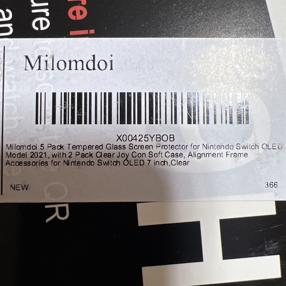 Nintendo switch Oled Screen Protector 5 Pk New Unopened Box