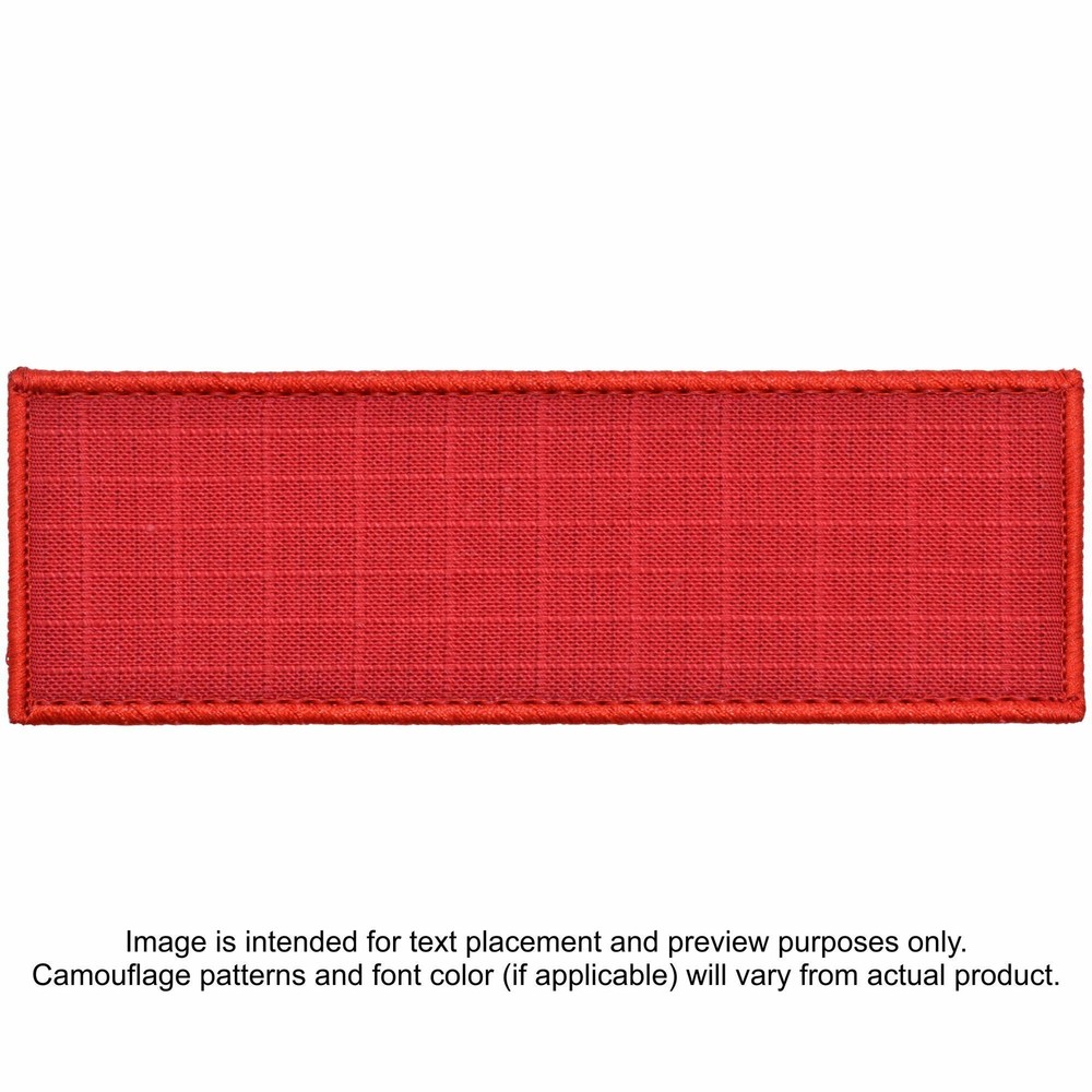 Custom Plate Carrier Text Patch - 2x6