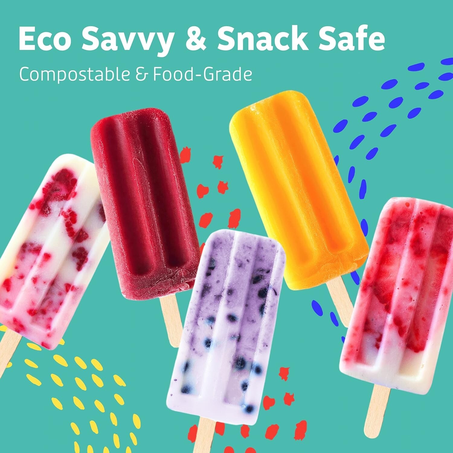 Popsicle Stick, Craft Sticks, 4.5 Inch, 200 Pack, Wax Sticks, Popsicle Stick C