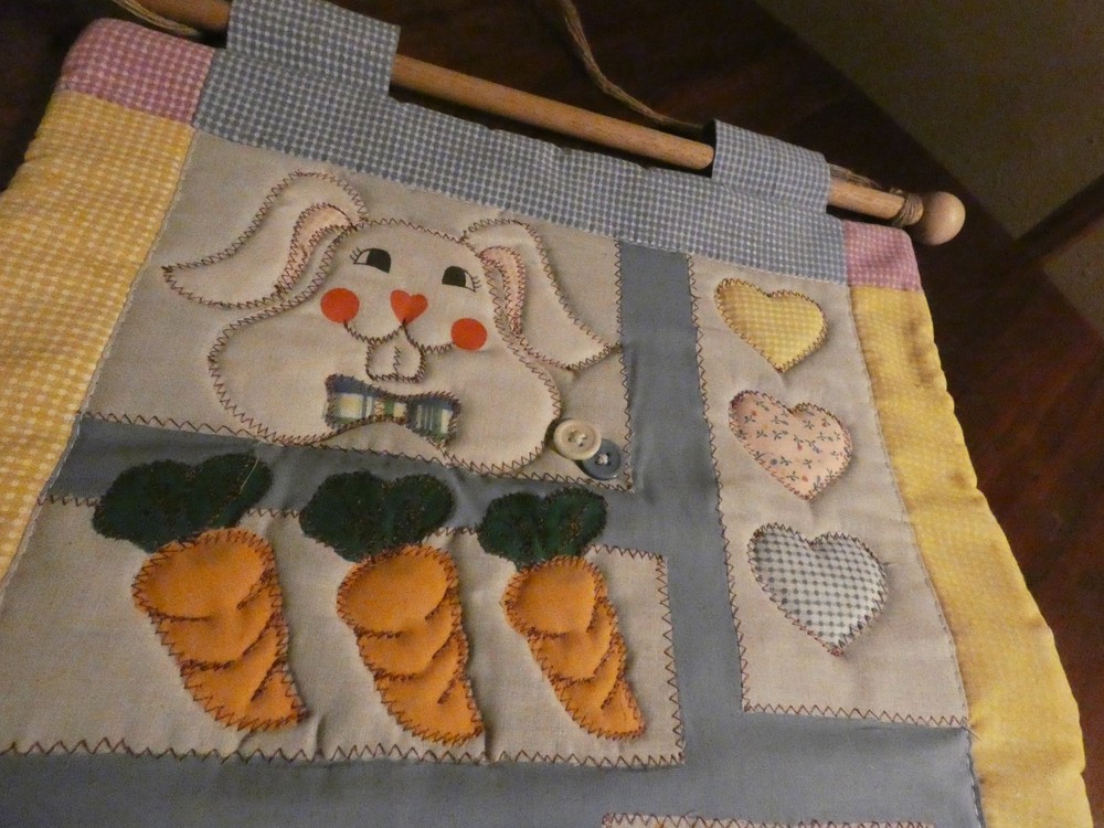 Easter Handmade Quilt Panel Wall Hanging