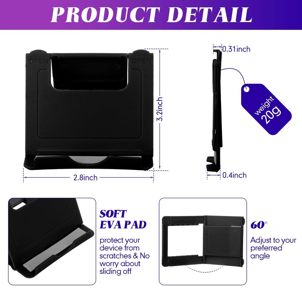 36 PCS Cell Phone Stand Bulk Foldable Tablet Mobile Adjustable Multi Angle