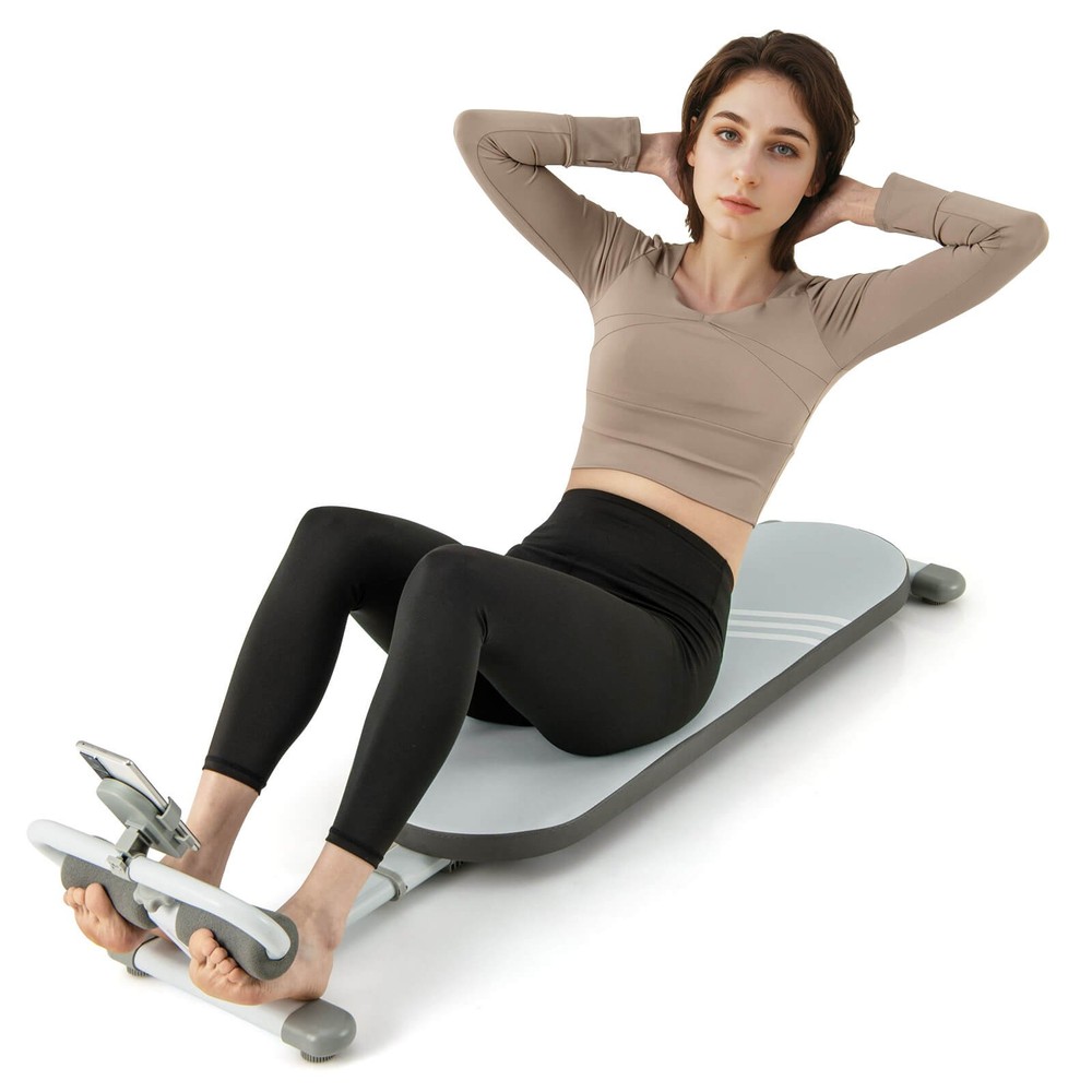 Multifunctional Sit Up Bench w/3 Gear Adjustable Angles & Adjustable Length
