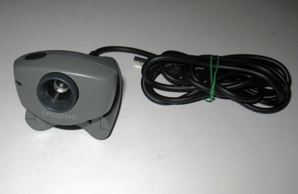 Creative Video Blaster USB Webcam PD0040 Gray Tested No Drivers Available Camera