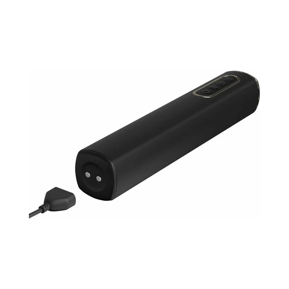 Auto Throb Inflatable Vibrating Butt Plug Anal Fantasy Elite Collection Black