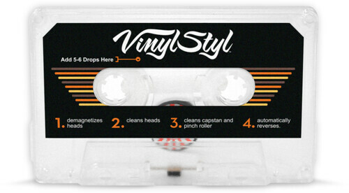 Vinyl Styl® Audio Cassette Head Cleaner & Demagnetizer - For Home/Auto/Portable