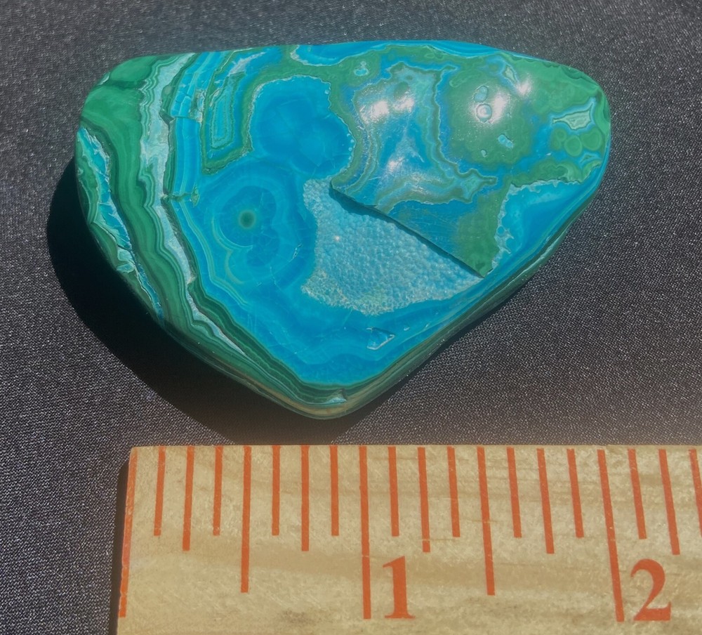 Mala-Chula (Botryoidal Malachite Chrysocolla) Specimen 80 grams - 2.8 Oz Congo