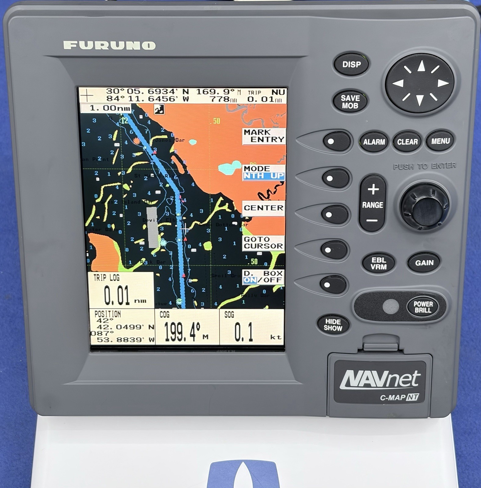 Furuno RDP-143 NavNet 1 Radar C-Map NT Chartplotter Display- Serviced & Tested!