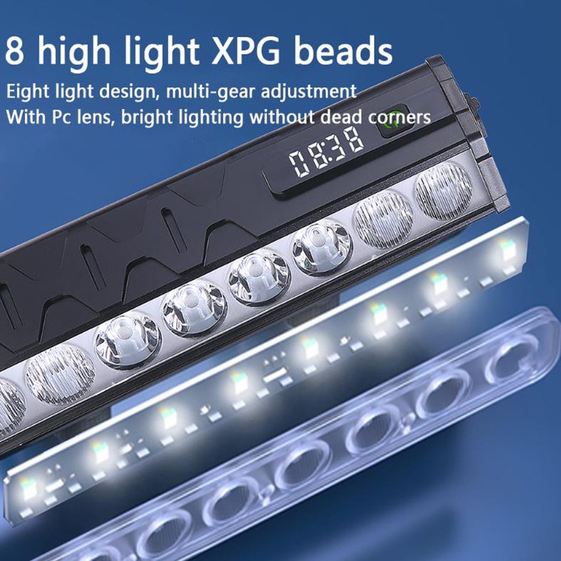 USB Rechargeable Bicycle Front Headlight Super Bright LED Bike Light Waterproof