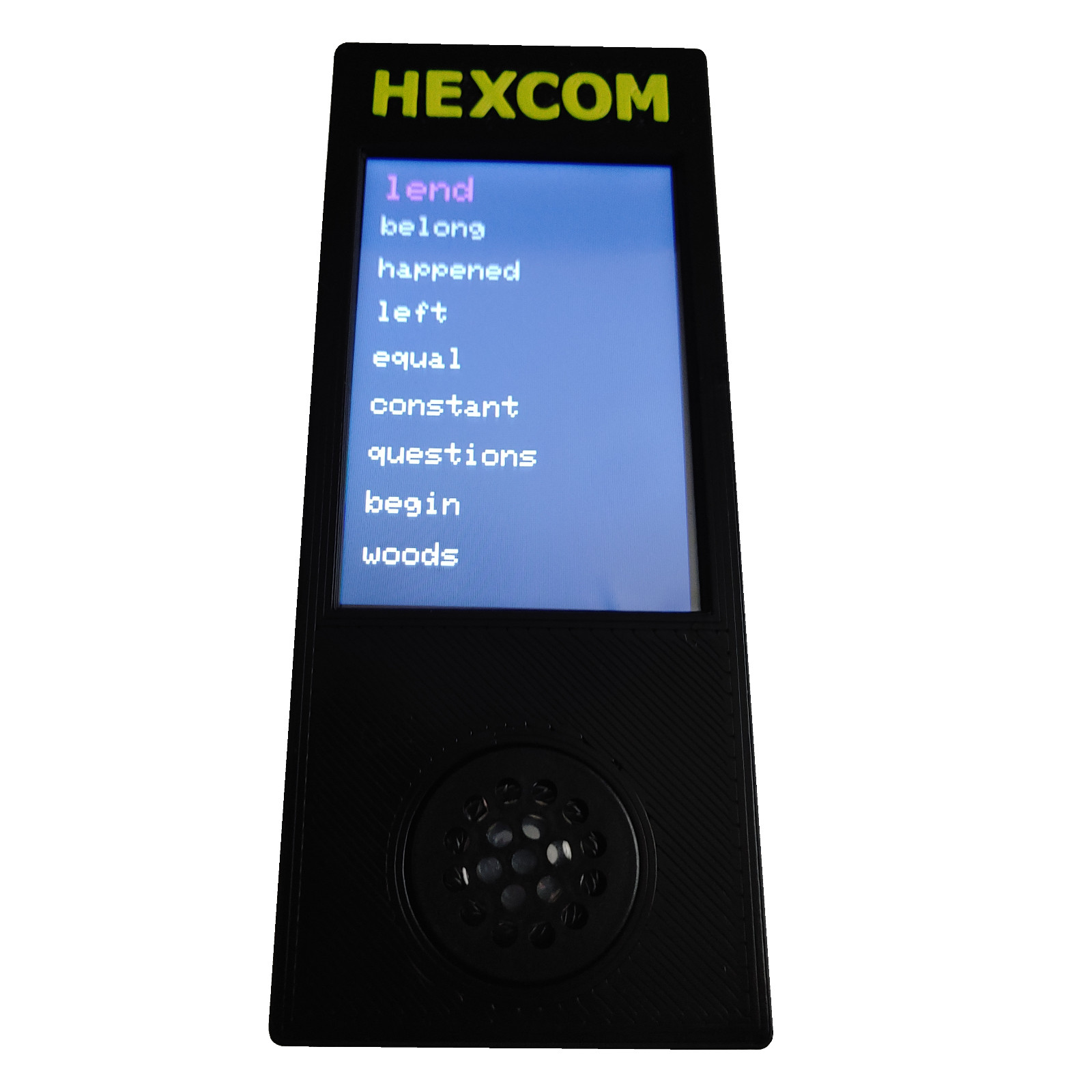 HexCom - WordBank Word Generator Ghost Hunting Equipment Paranormal Kit EMF