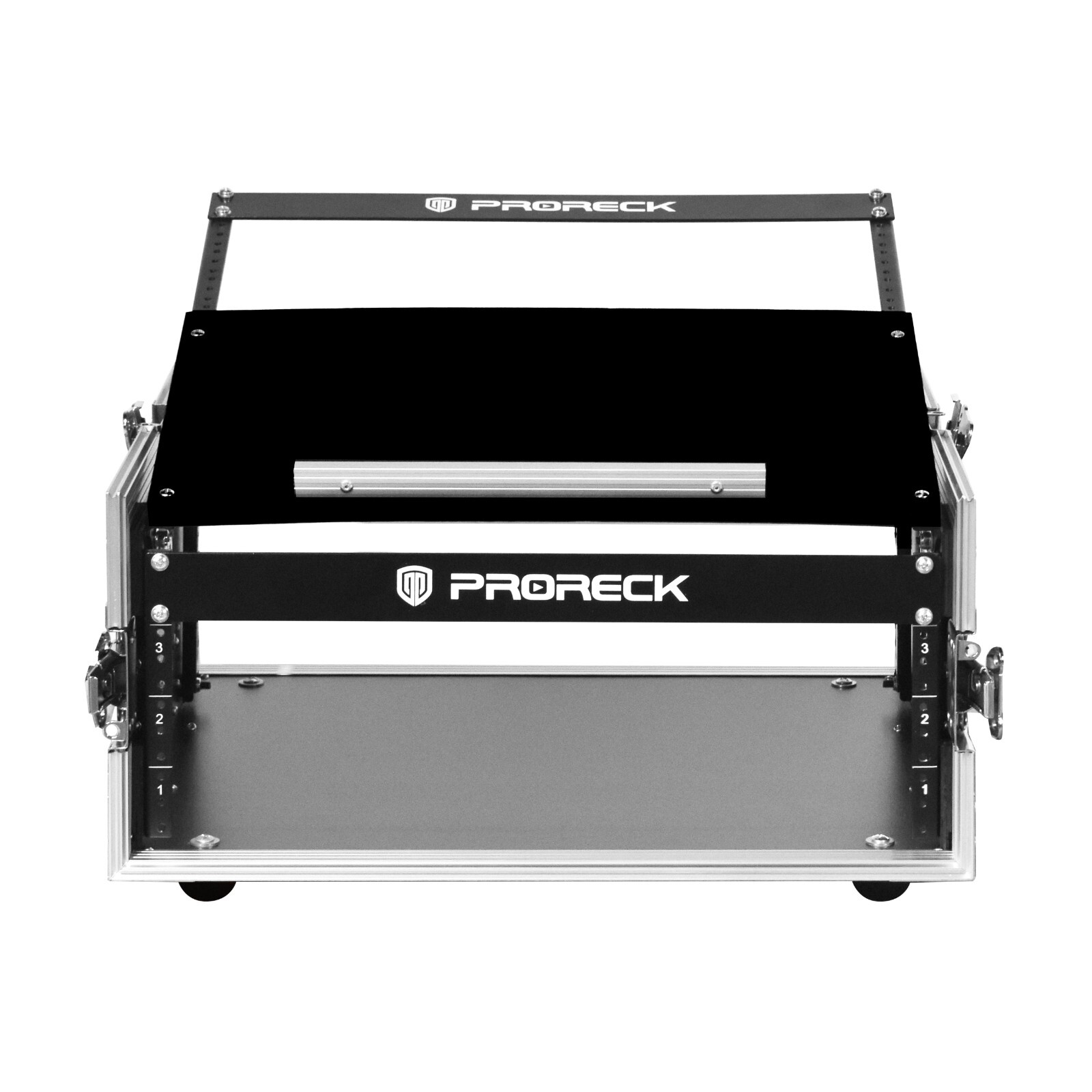 proreck Road Case Rack Case Stage 20'' With Slant Mixer Top, 4U Space, Plywood