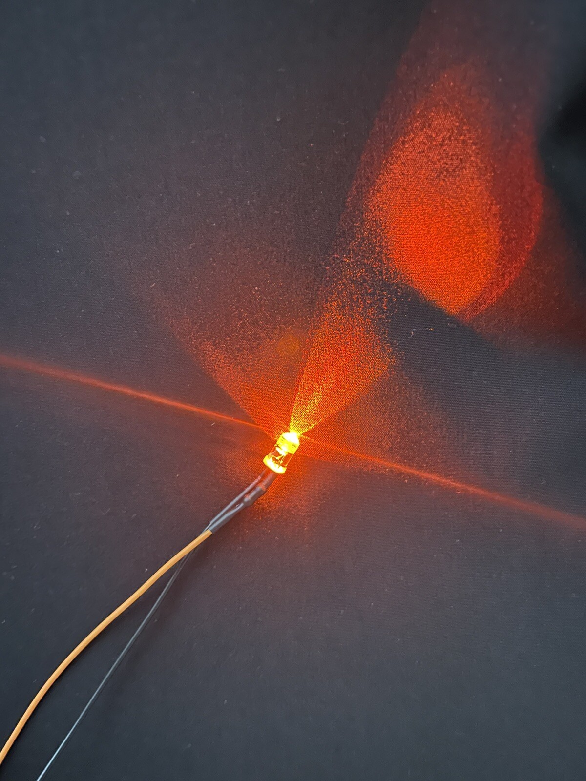 Prewired Single LED Light Assembly with on/off Switch & 3 Volt Battery Connector