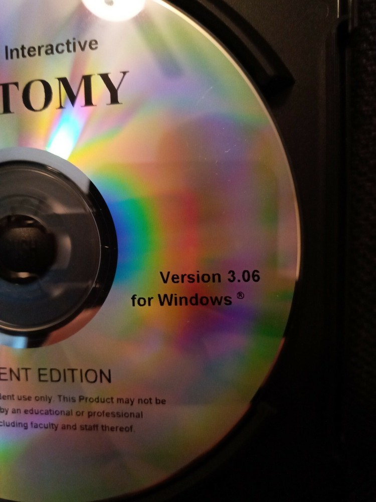 Interactive ANATOMY Student Edition CD ROM