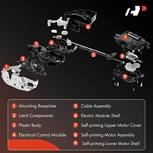 Door Lock Latch Actuator Compatible with Kia Vehicles - Rear Left Driver
