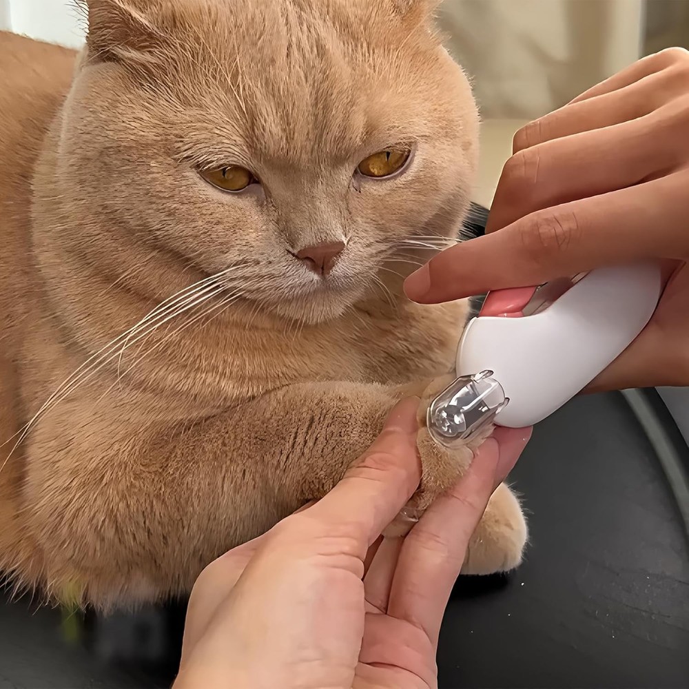 Adjustable Cat Nail Clipper to Avoid Excessive Cutting with Nail File