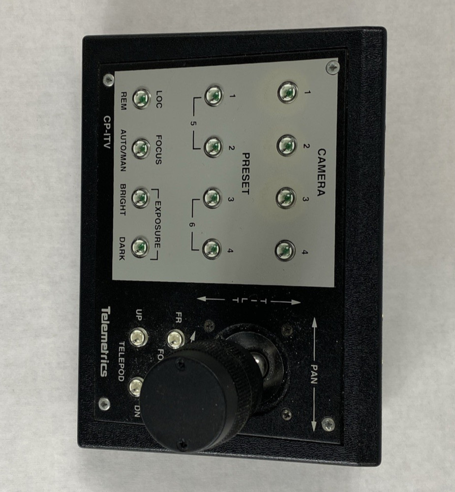 Telemetrics CP-ITV-D300 Camera Control Panel No AC Adapter Untested