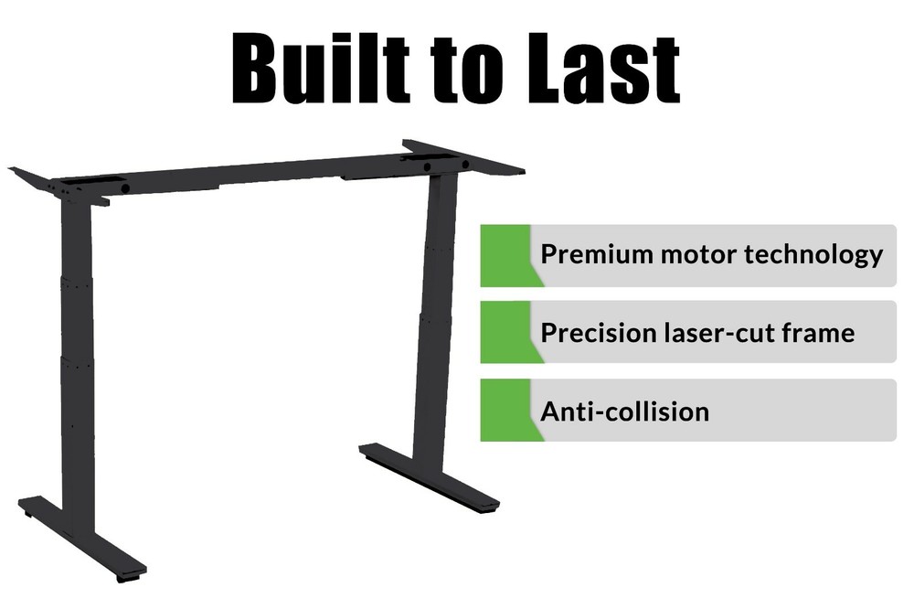 Electric Standing Desk Frame Dual Motor Memory Legs Base ergonomic adjustable