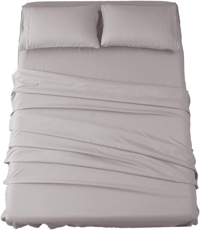 Bed Sheet Set Super Soft Microfiber 1800 Thread Count Luxury Egyptian Sheets