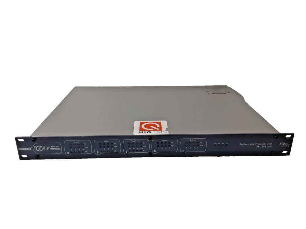 BSSAudio Soundweb London BLU-103 Conferencing Processor BSSBLU103-M - UNTESTED