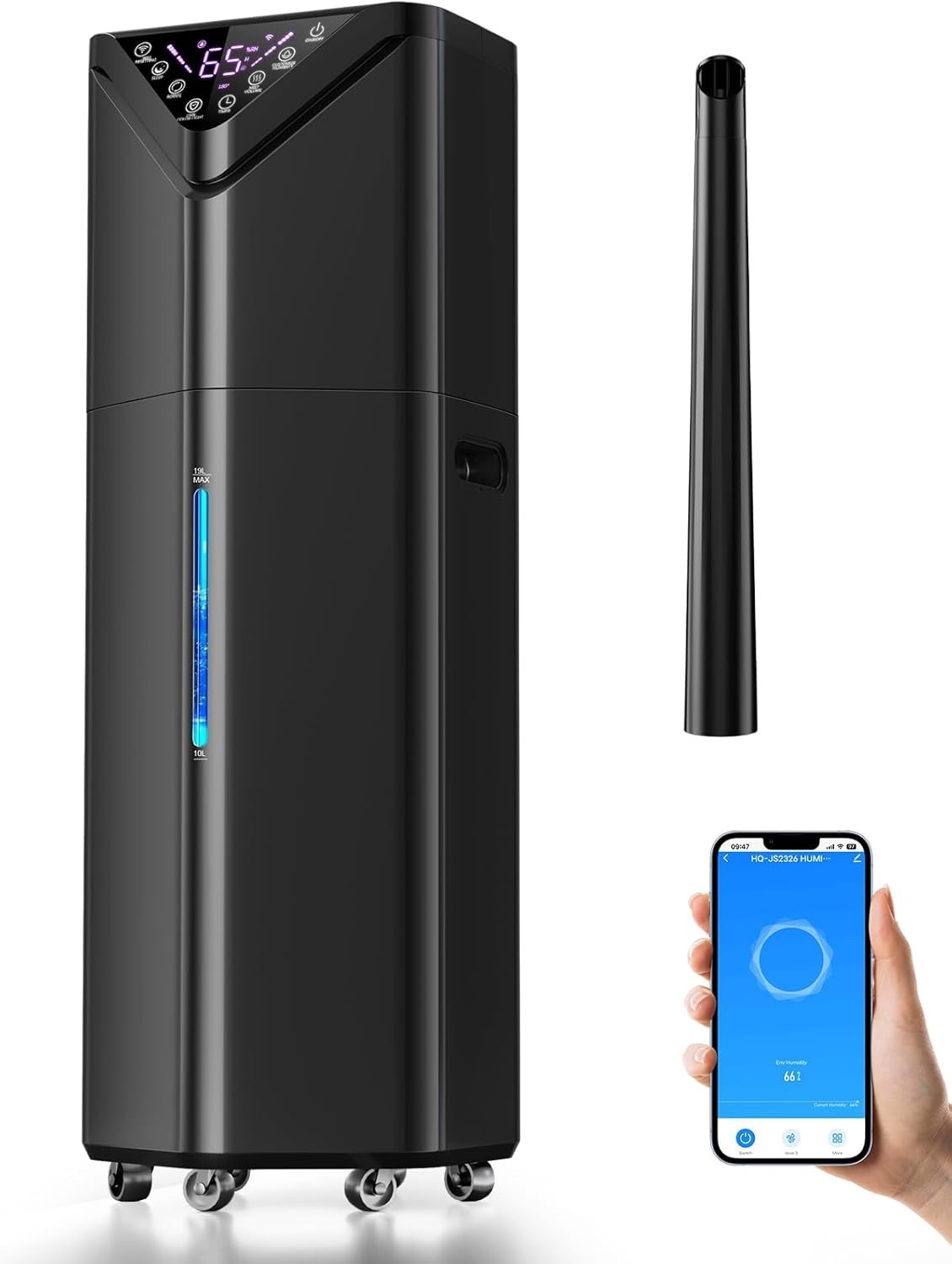 5Gal Humidifiers for Bedroom Large Room 2800 sq ft, 19L Quiet Humidifiers for...