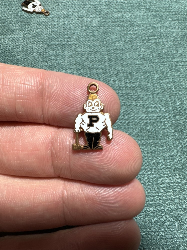 Vintage Perdue University Boilermaker Enamel Charm