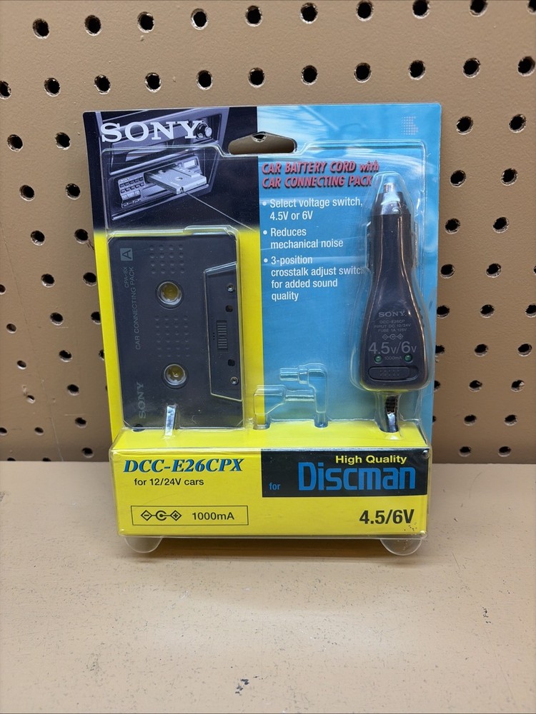 SONY CAR BATTERY CORD HIGH QUALITY DCC-E26CPX