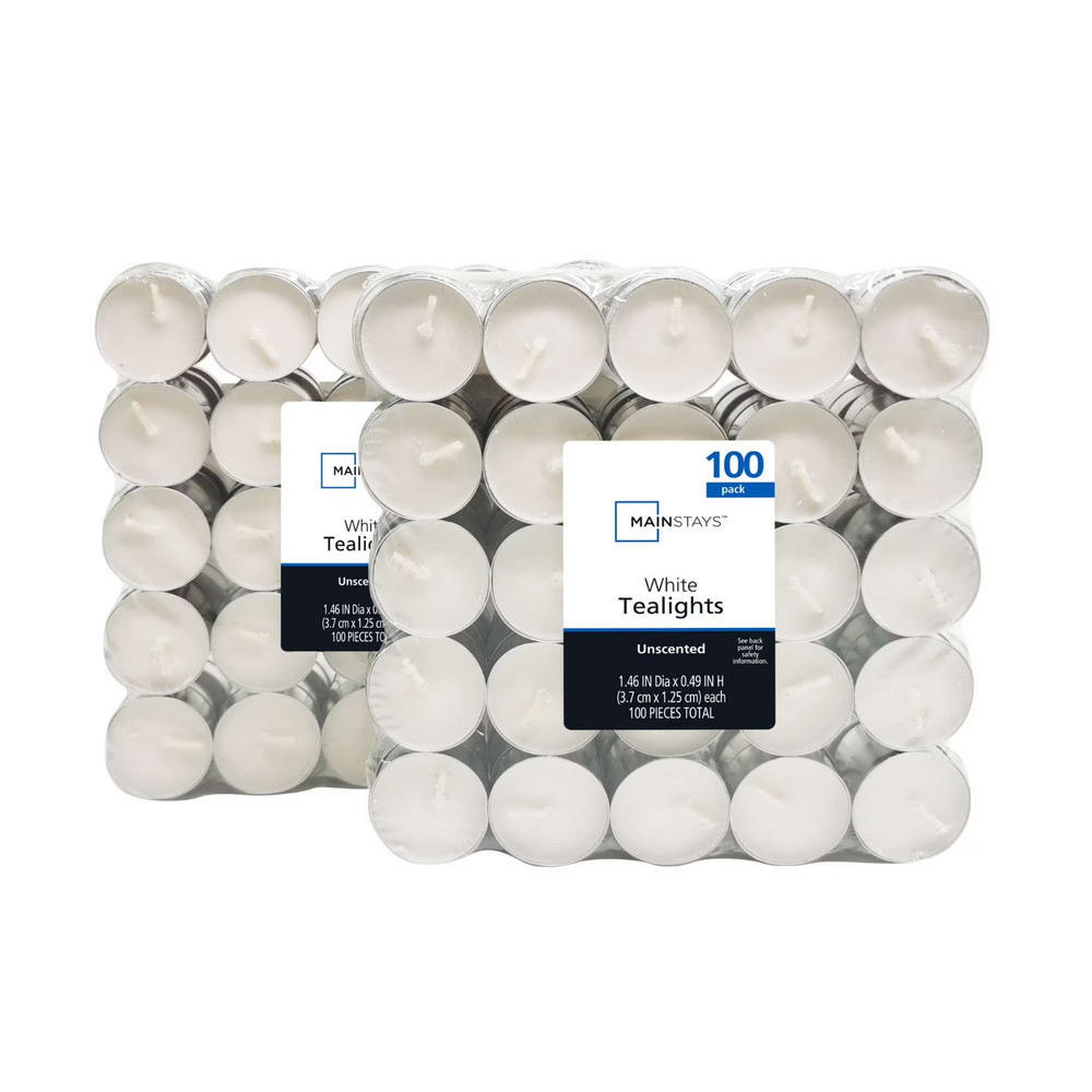 Mainstays Tea Light - White 100 Count