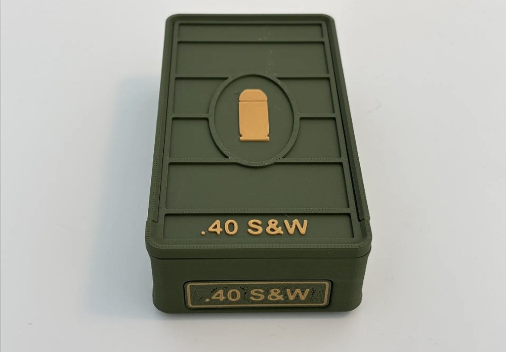 Ammo Storage Box 40 S&W 50 Rounds
