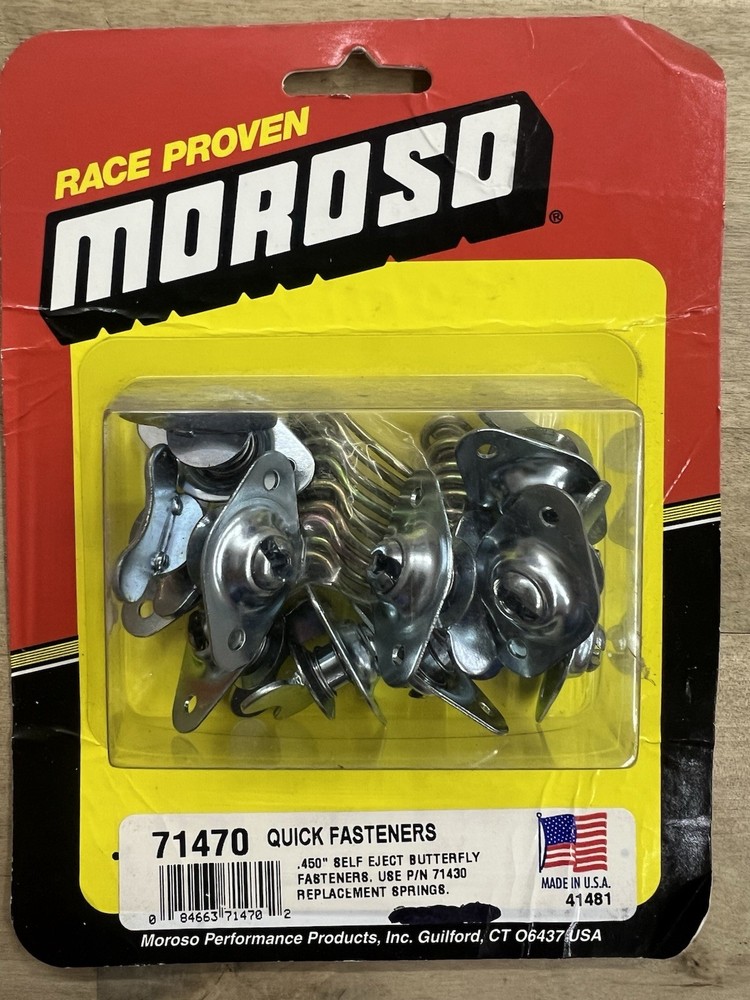 Moroso 71470 Quick Fasteners .450” Self Eject Butterfly