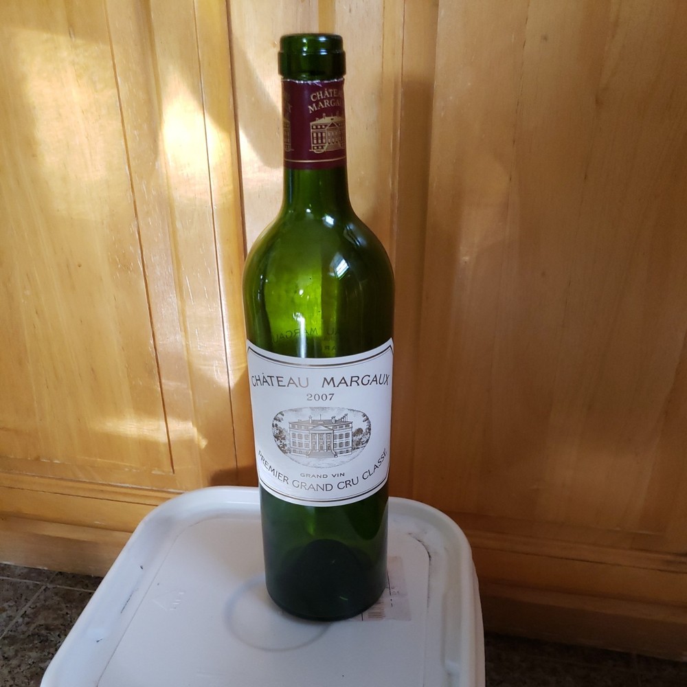 Bottle CHATEAU MARGAUX 2007~Empty No cork