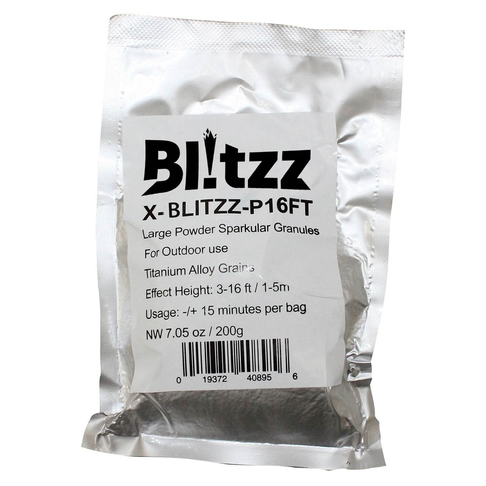 ProX Blitzz 3 -16 Foot High Cold Spark Granules for Blitzz Pyro Effect Machine