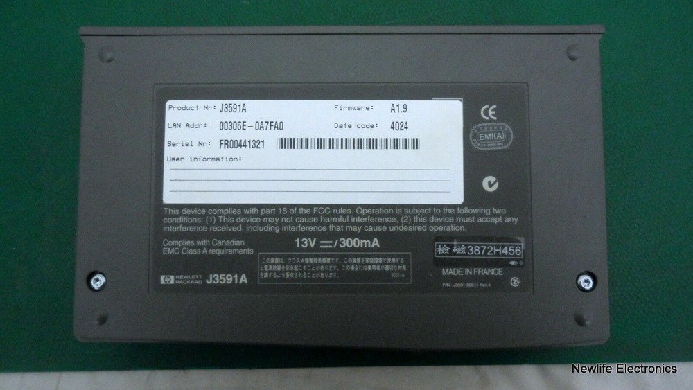 HP J3591-65001 Secure Web Console J3591A