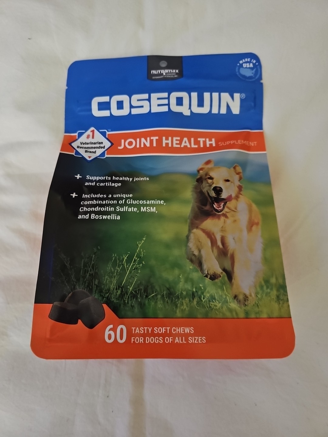 COSEQUIN COSQSC60-MSM EX 2026 Soft Chews for Dogs - 60 Count